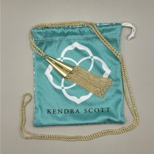 Kendra Scott Gold Phara Tassel Necklace